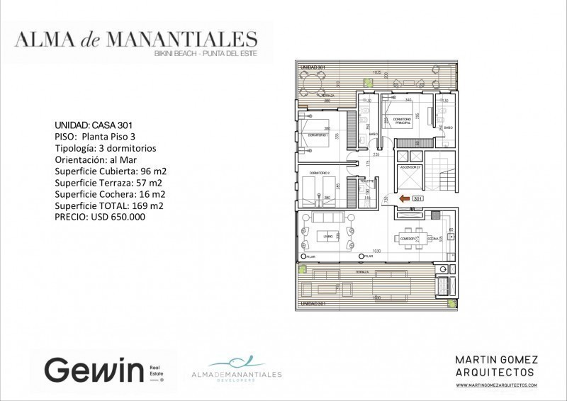 Excelente depto esquinero en Proyecto de Manantiales
